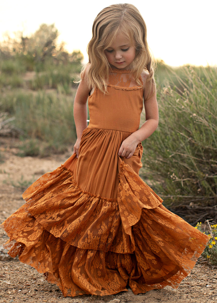 Catrin Dress in Marigold-My Prom Time