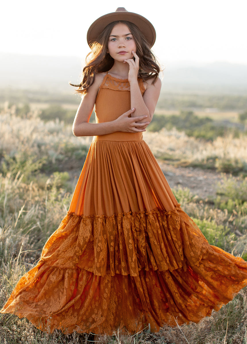 Catrin Dress in Marigold-My Prom Time