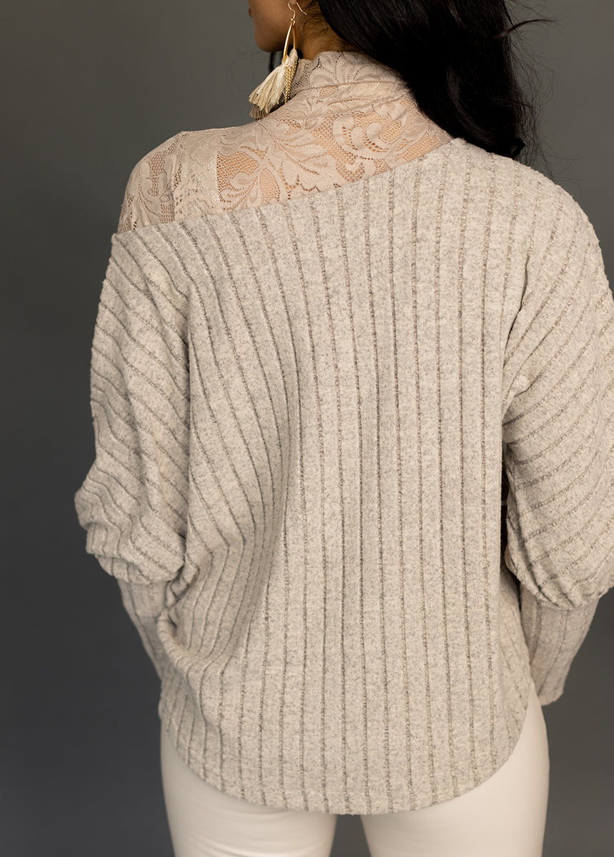 Ciara Top in Oat-My Prom Time