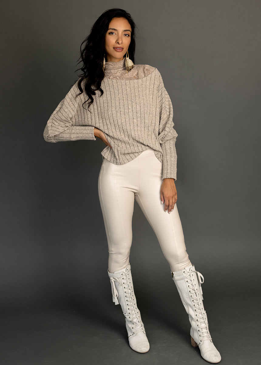 Ciara Top in Oat-My Prom Time