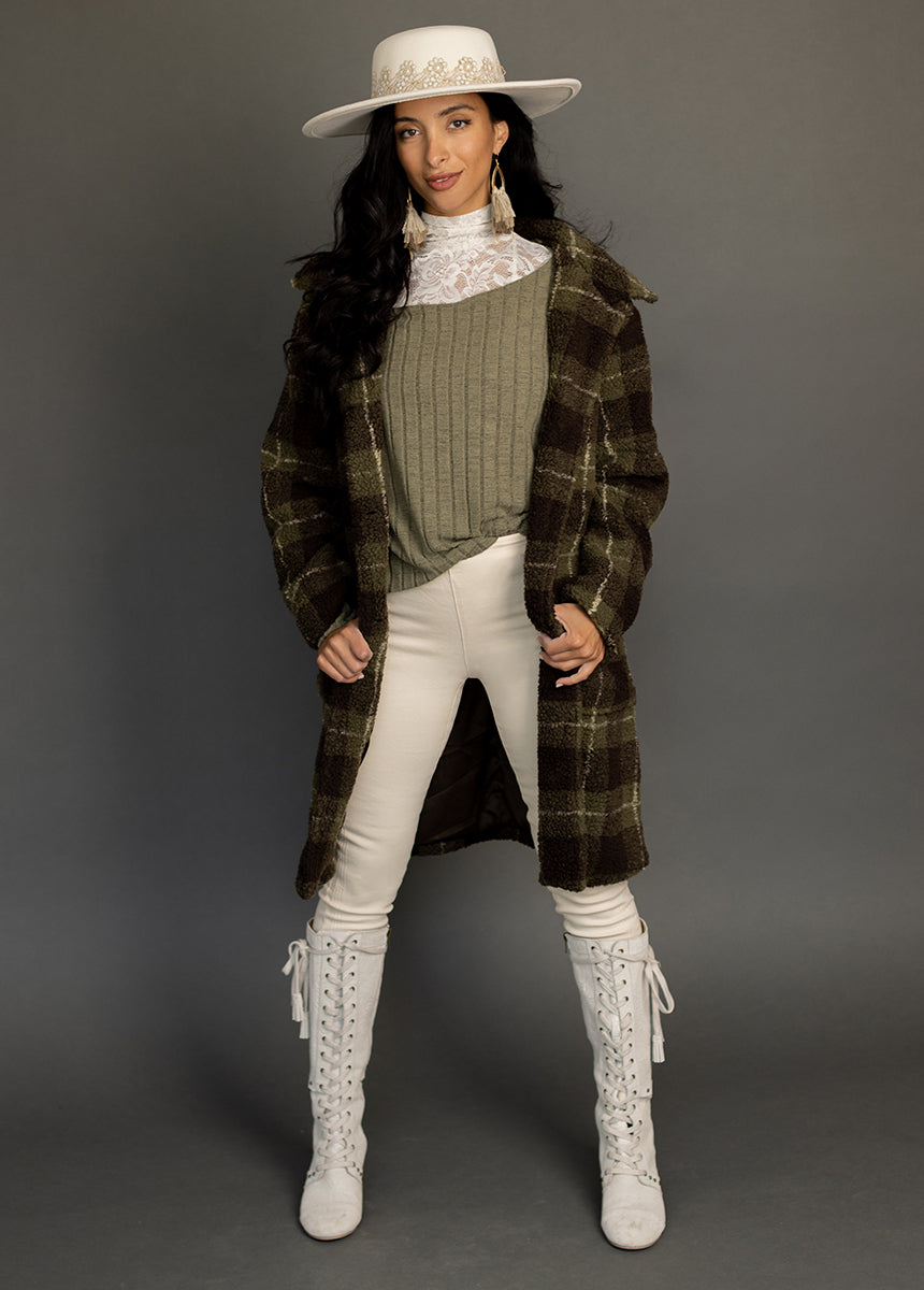 Ciara Top in Olive-My Prom Time