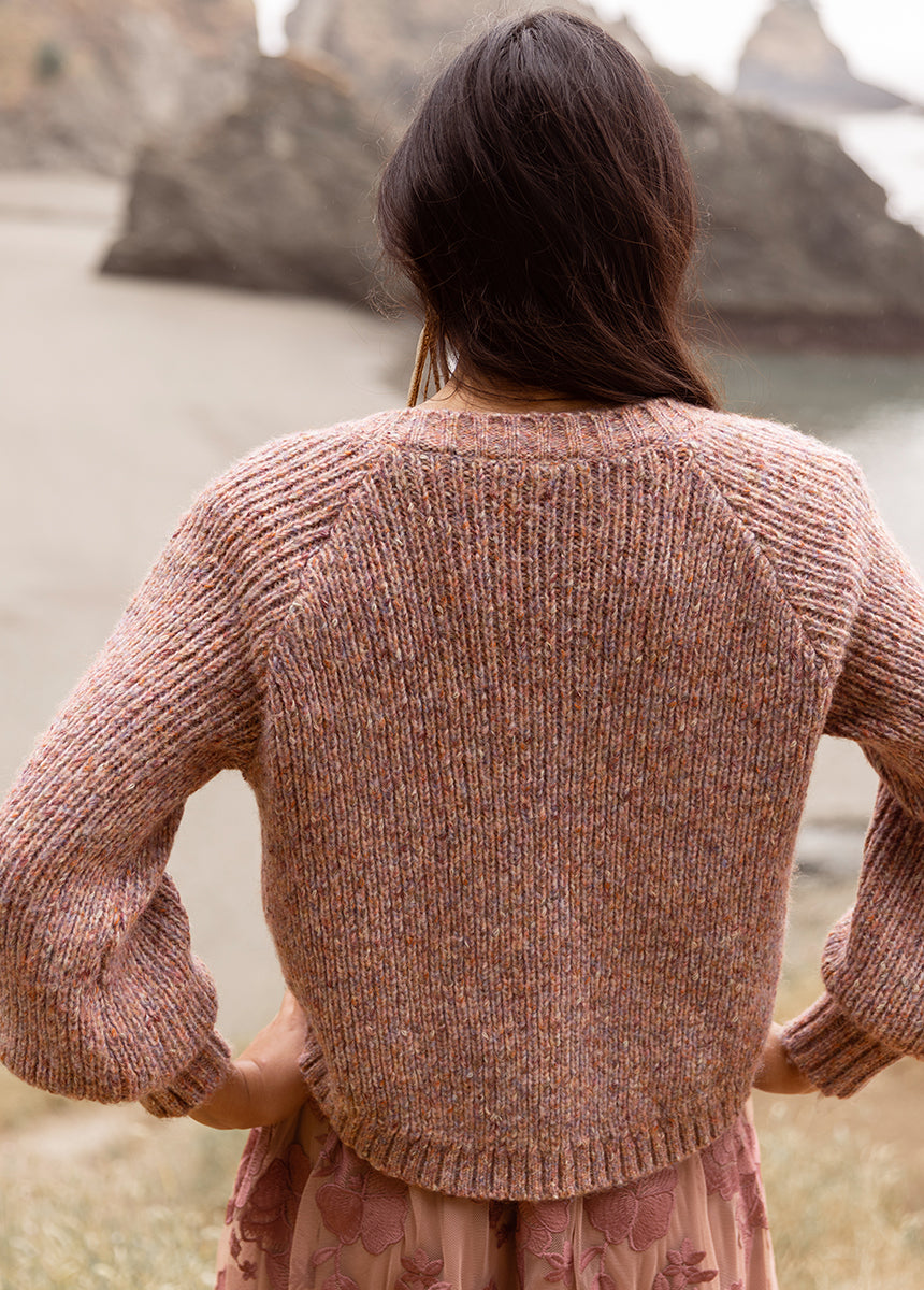 Minerva Cardigan in Warm-My Prom Time