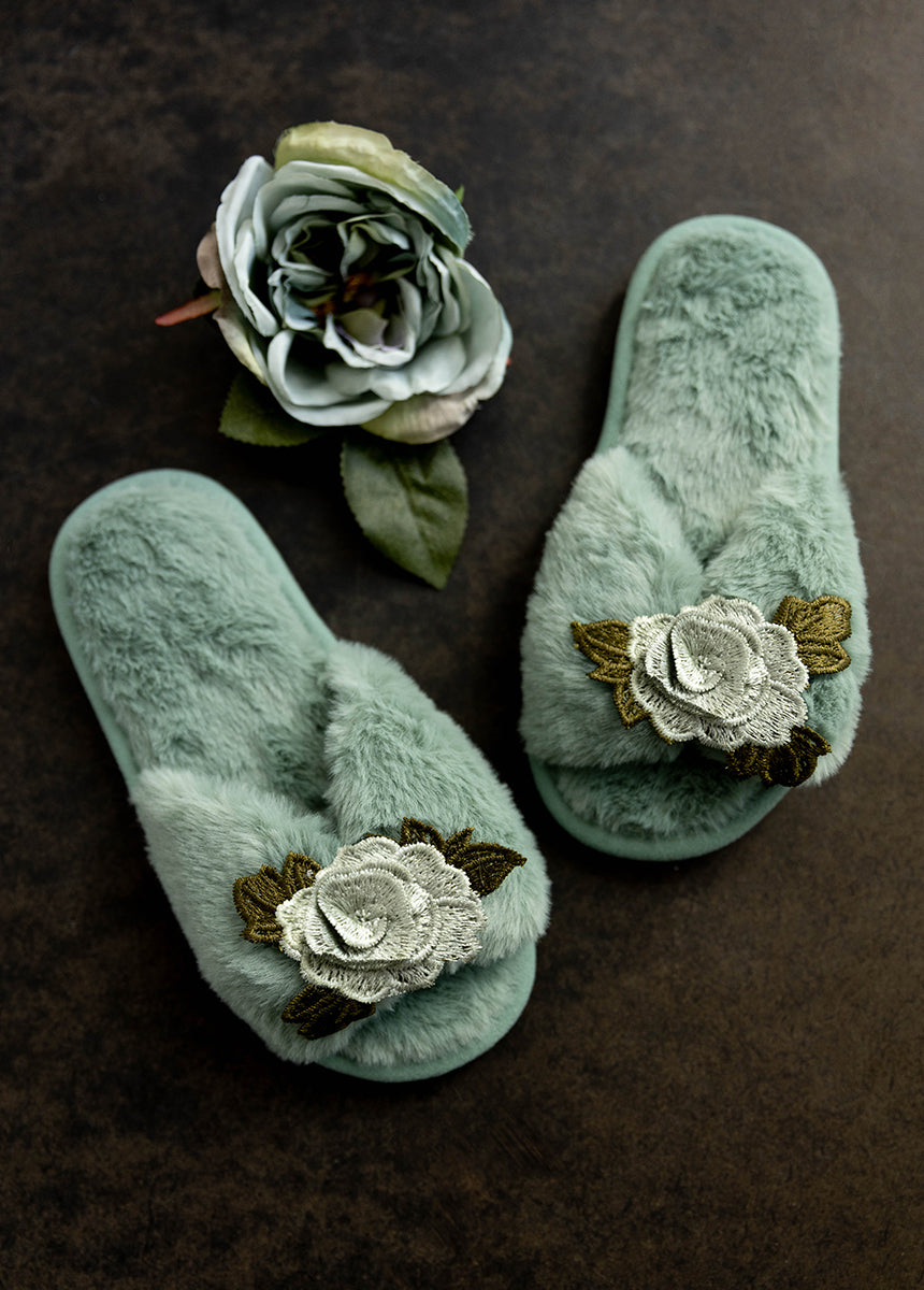 Fiona Slipper in Light Blue-My Prom Time