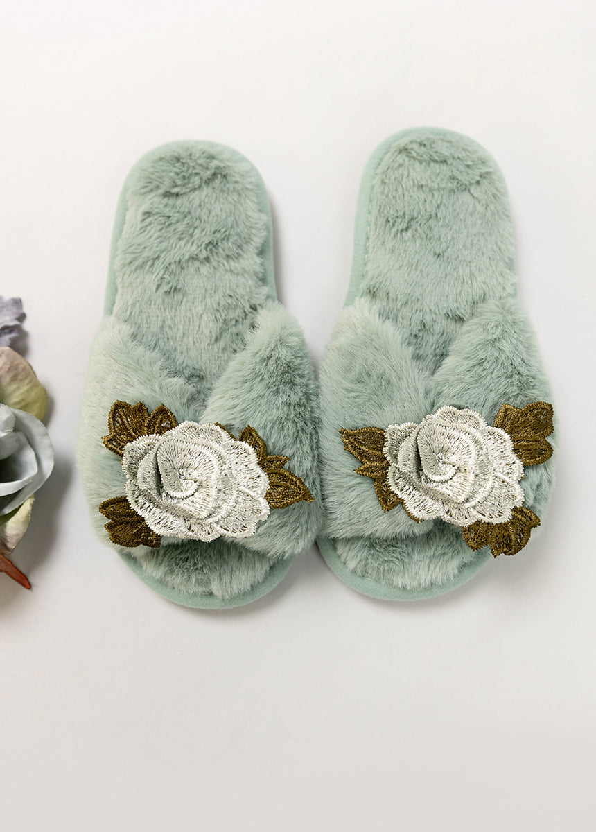 Fiona Slipper in Light Blue-My Prom Time