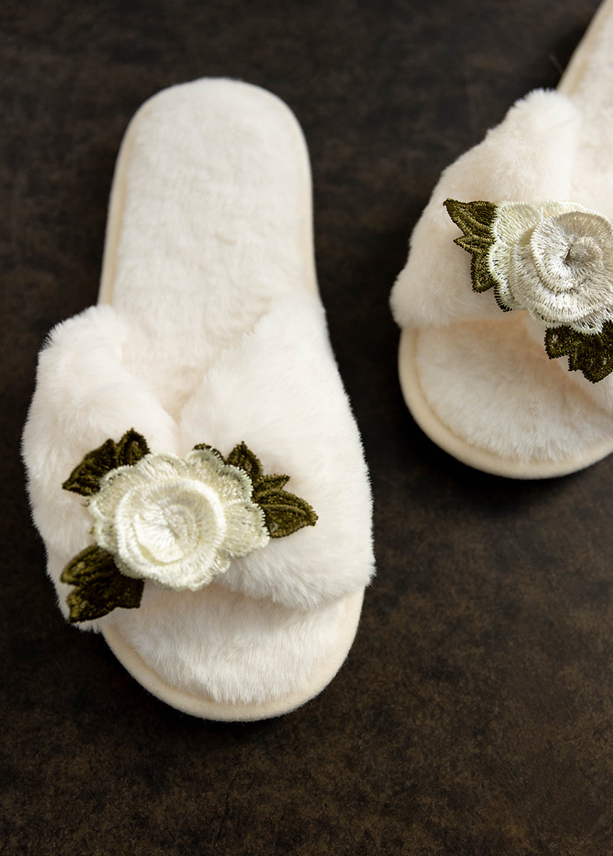 Fiona Slipper in Cream-My Prom Time