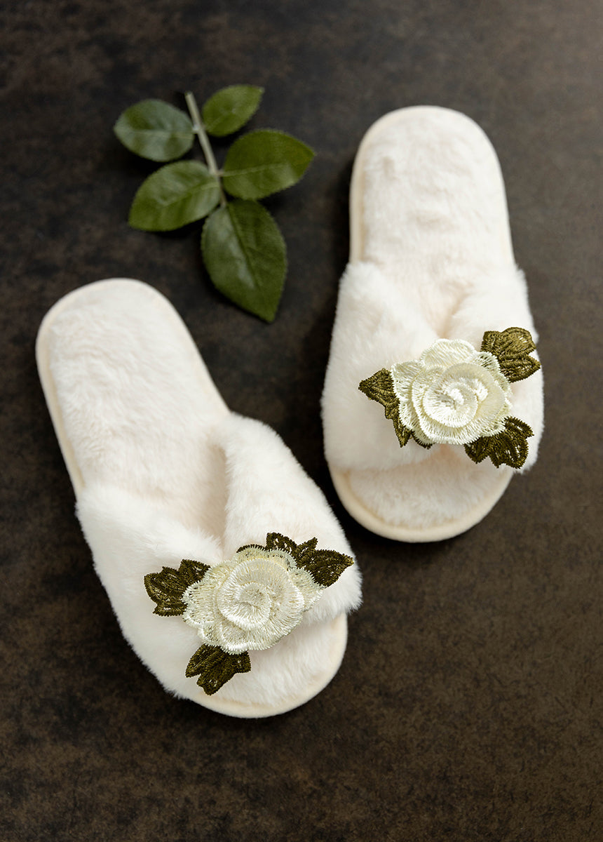 Fiona Slipper in Cream-My Prom Time