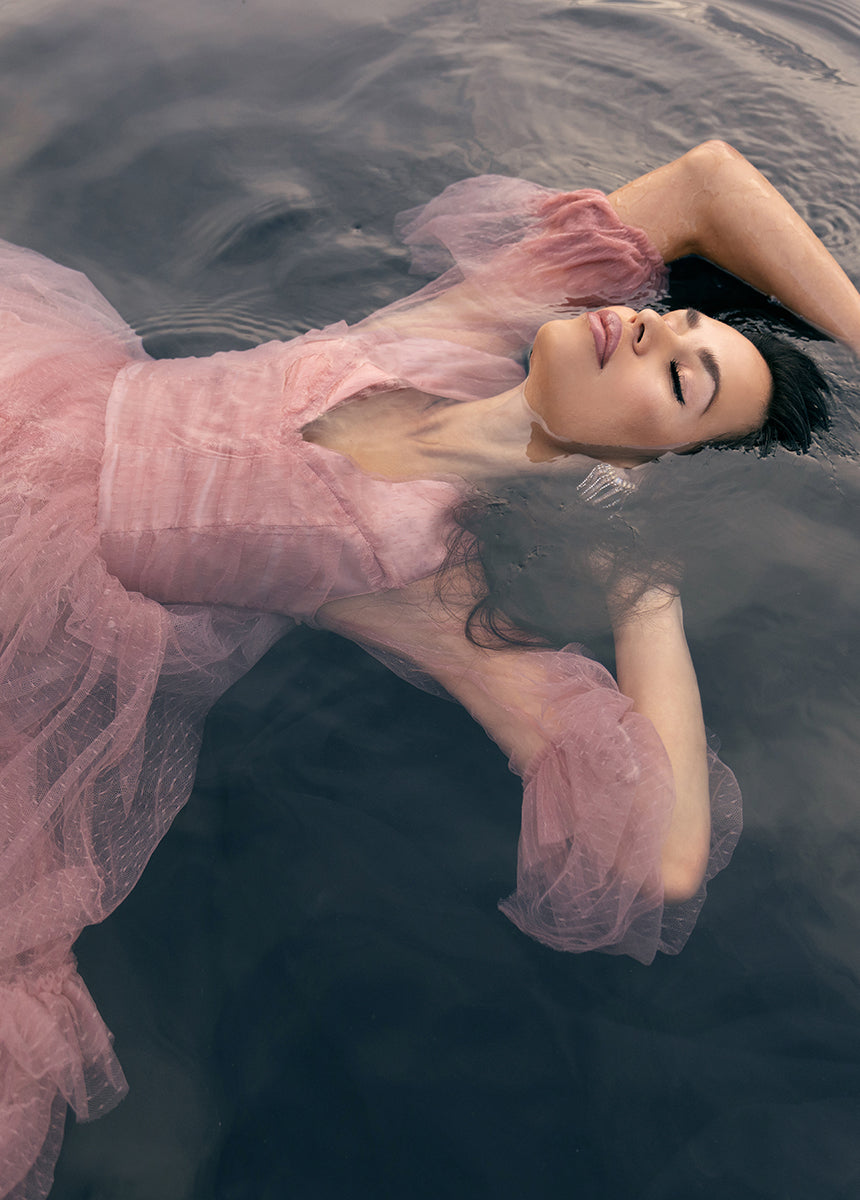 Haisley Impact Dress in Desert Shell-My Prom Time