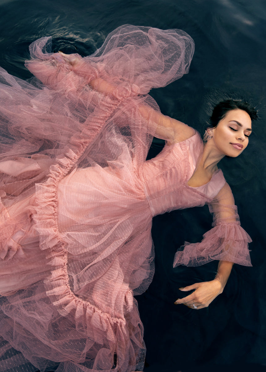 Haisley Impact Dress in Desert Shell-My Prom Time