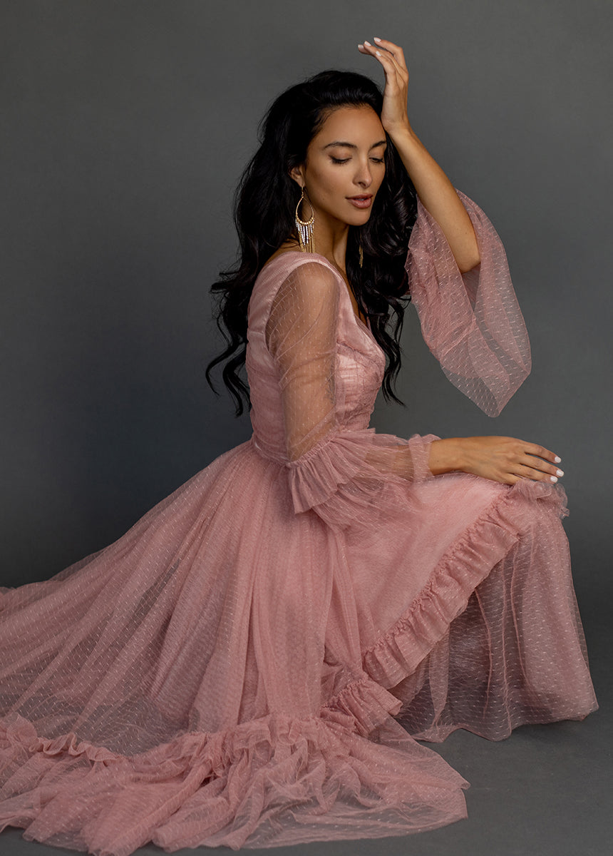 Haisley Impact Dress in Desert Shell-My Prom Time