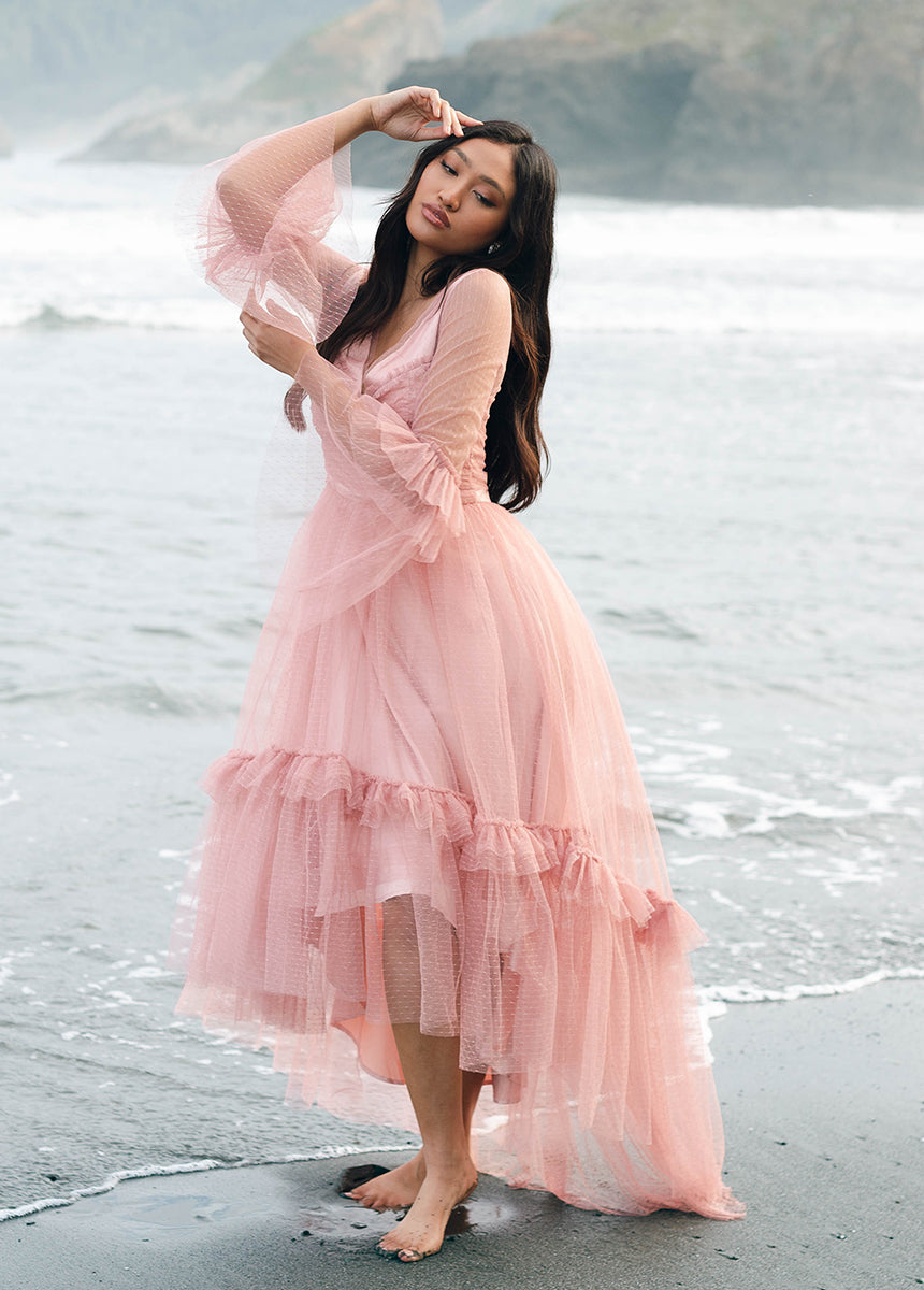 Haisley Impact Dress in Desert Shell-My Prom Time