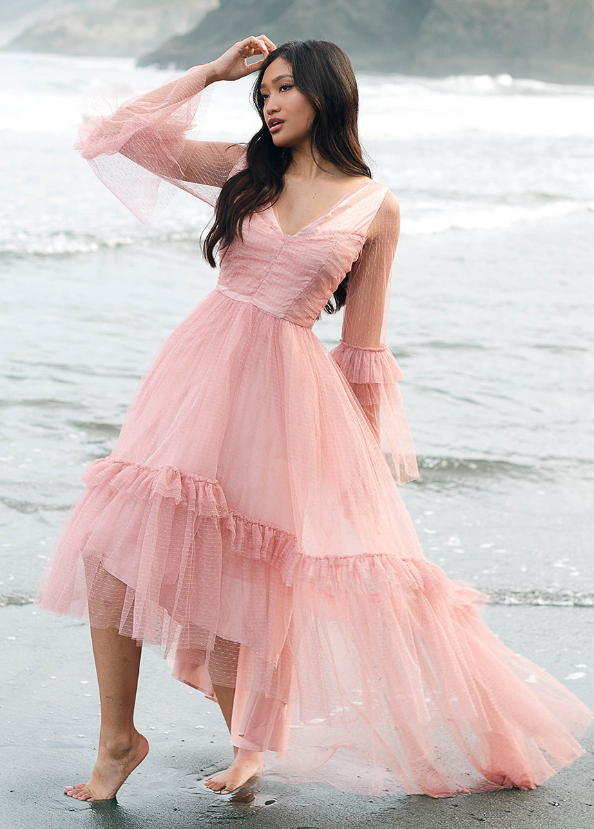 Haisley Impact Dress in Desert Shell-My Prom Time