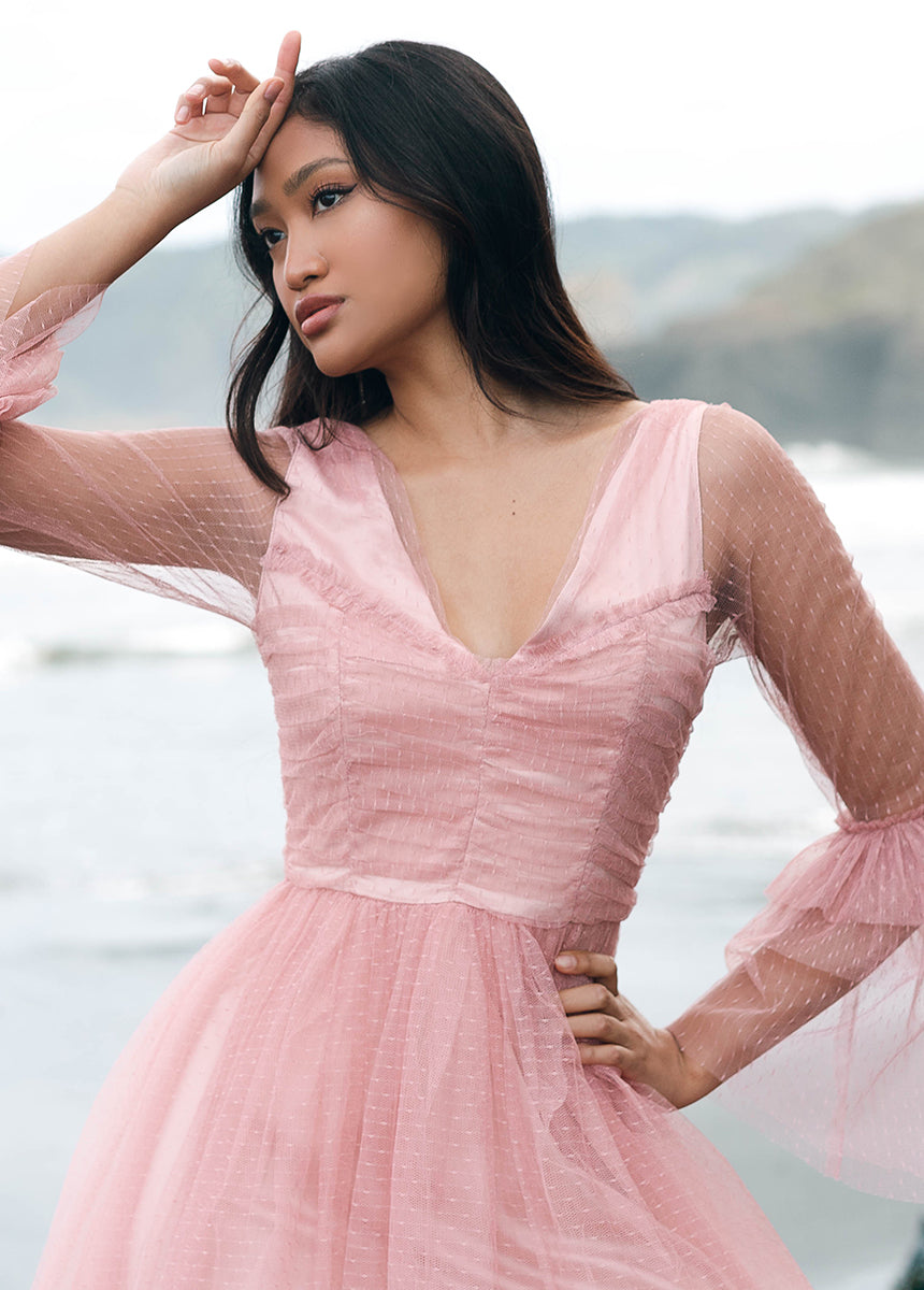 Haisley Impact Dress in Desert Shell-My Prom Time