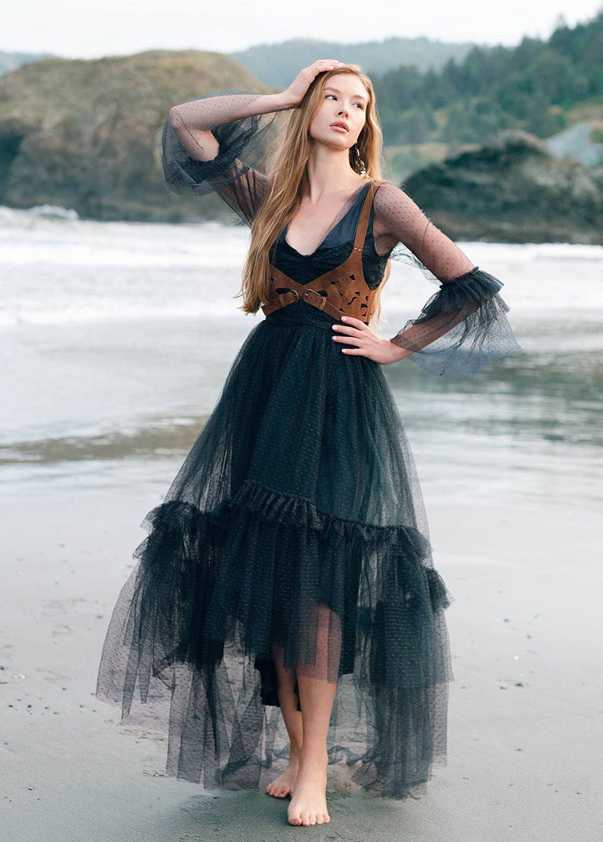 Haisley Impact Dress in Deep Spruce-My Prom Time