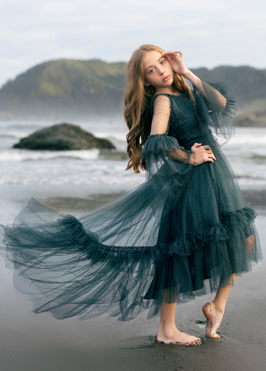 Halsey Impact Dress in Deep Spruce-My Prom Time