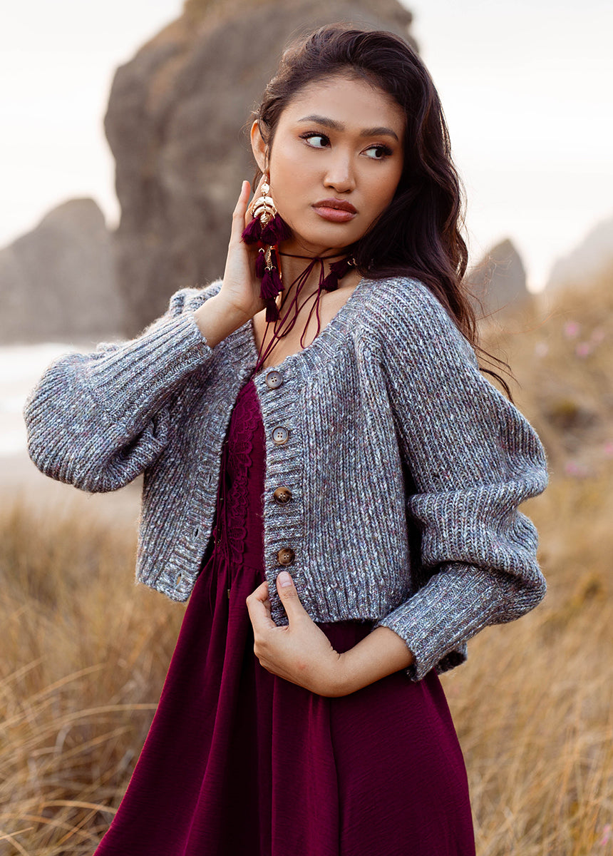 Minerva Cardigan in Cool-My Prom Time
