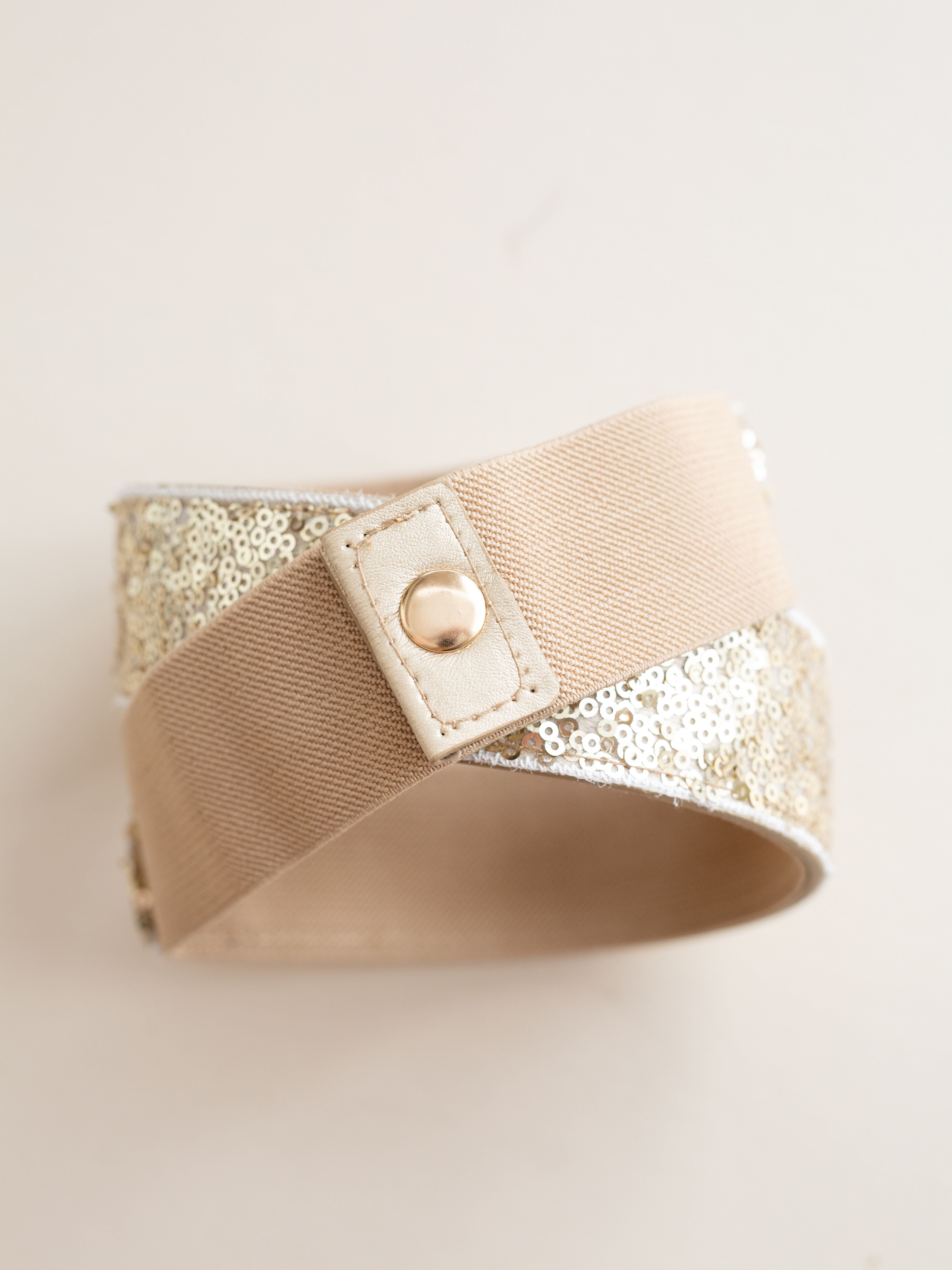 Molly Sequin Belt in Gold-My Prom Time