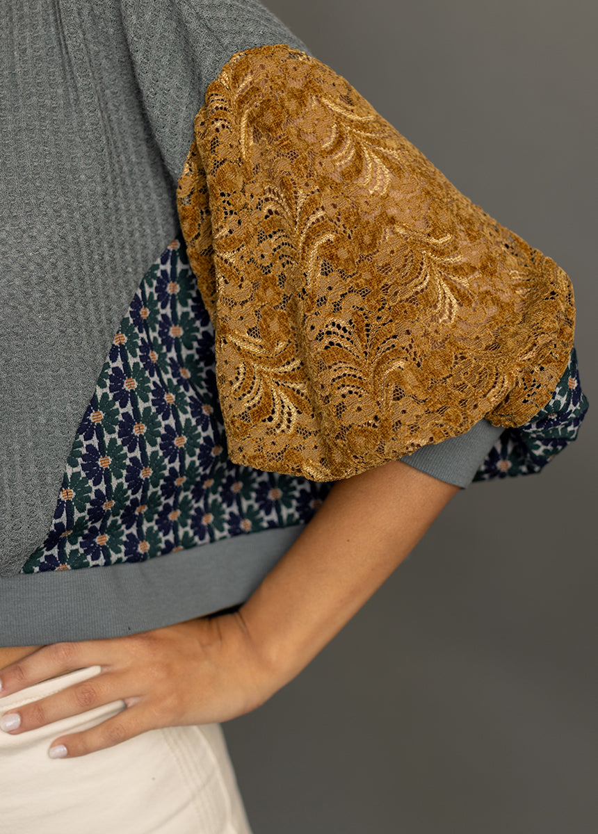 Matyson Hoodie in Dusty Teal-My Prom Time