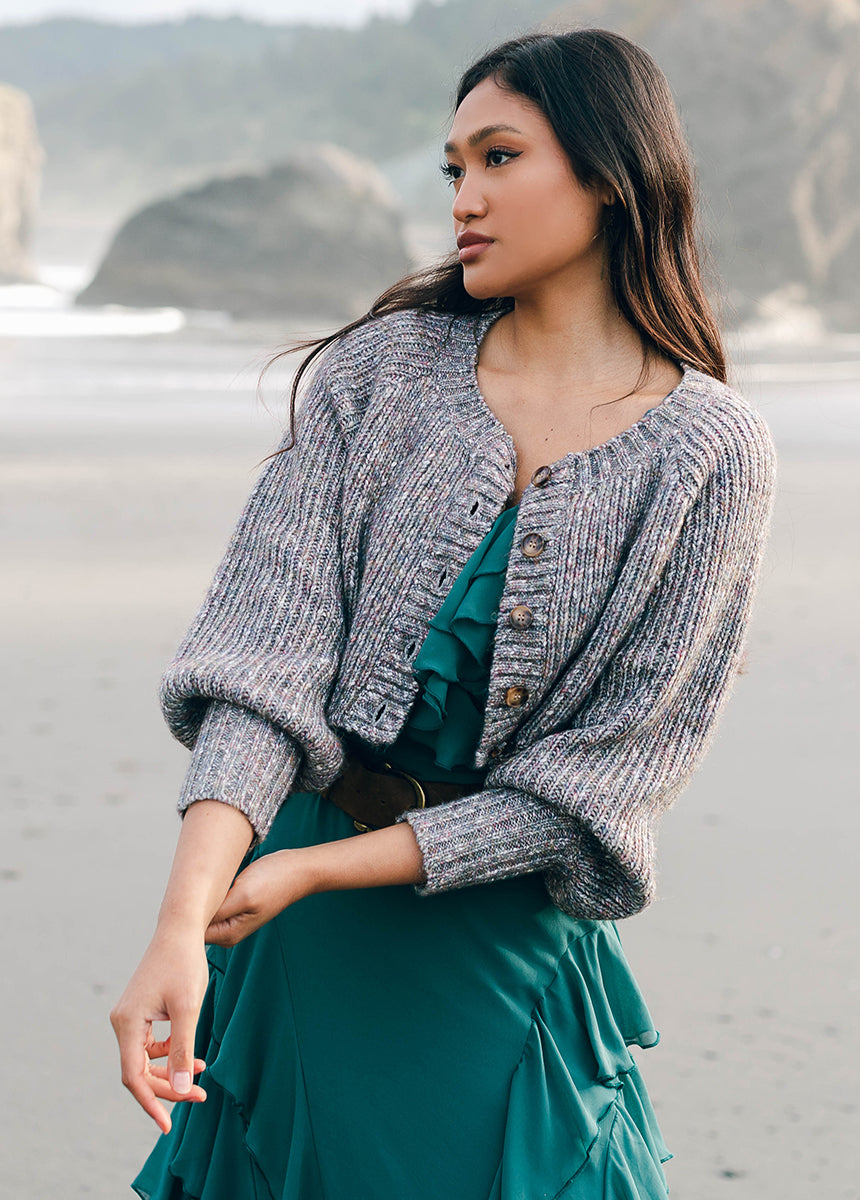 Minerva Cardigan in Cool-My Prom Time