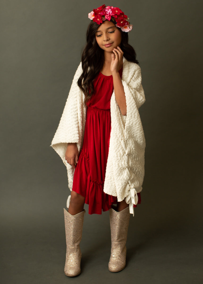 Adrianna Dress in Crimson-My Prom Time