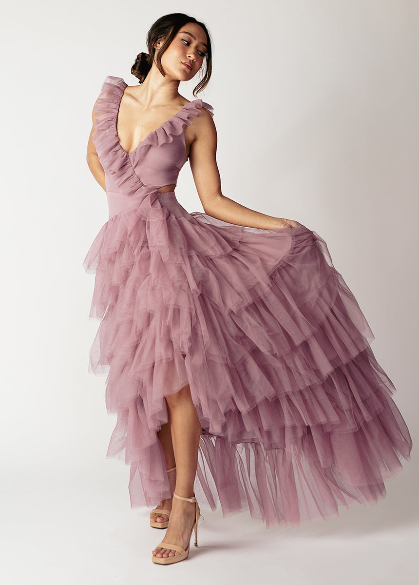 Adrienne Impact Dress in Orchid-My Prom Time