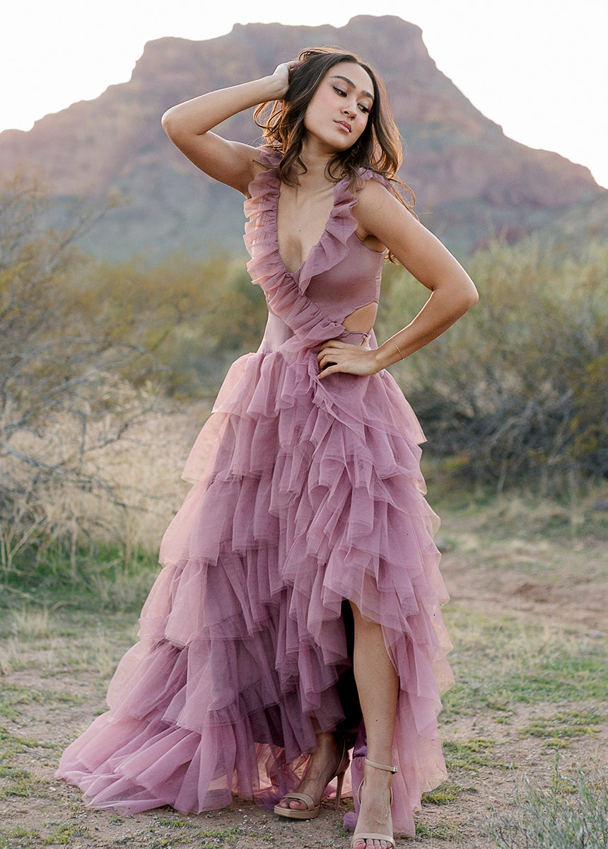 Adrienne Impact Dress in Orchid-My Prom Time