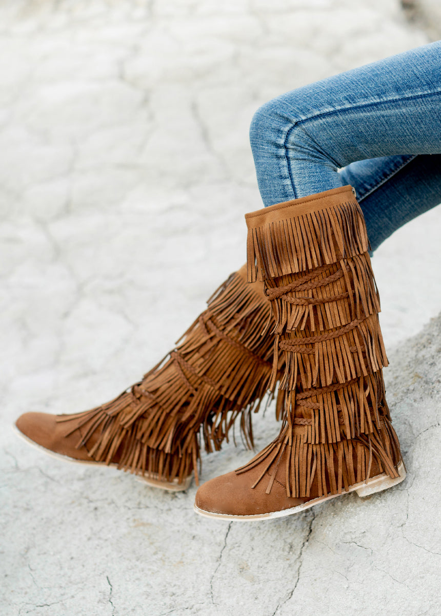 Riley Boot in Nutmeg-My Prom Time