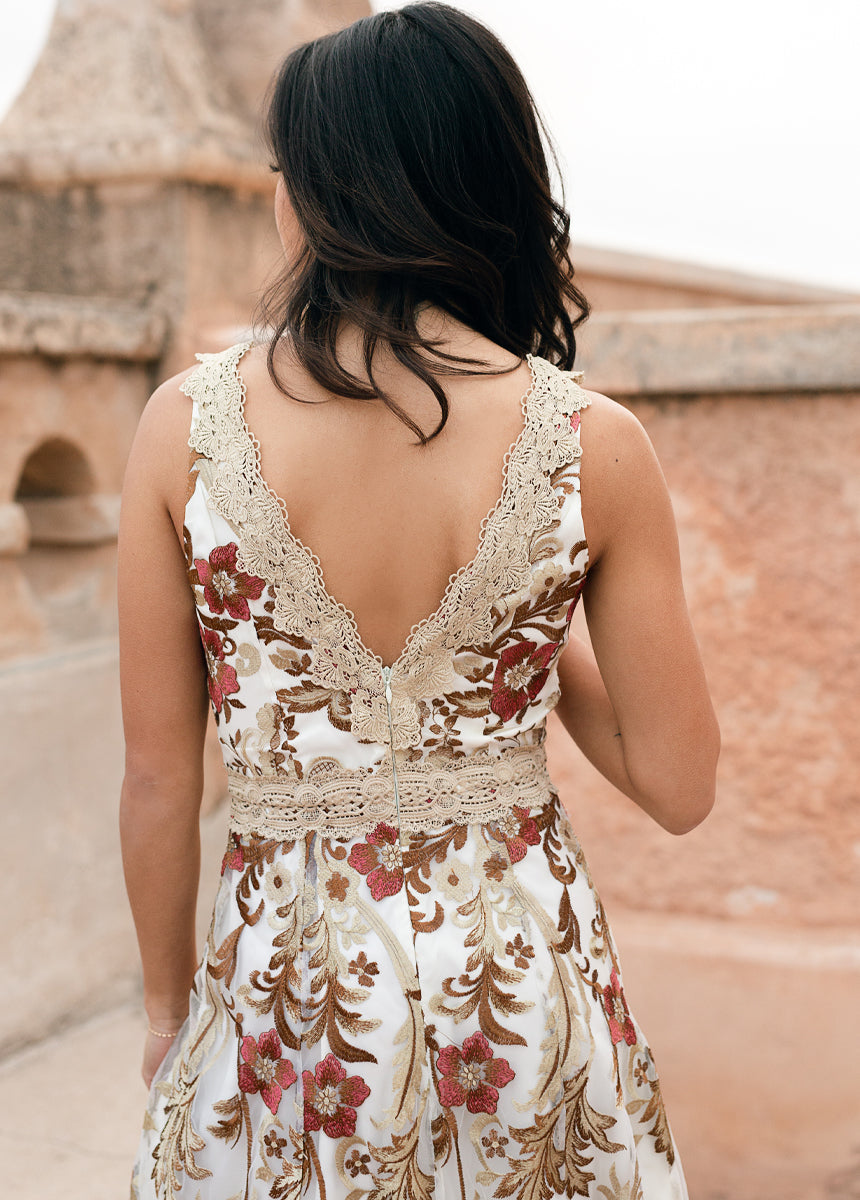 Aiya Dress in Multi Floral-My Prom Time