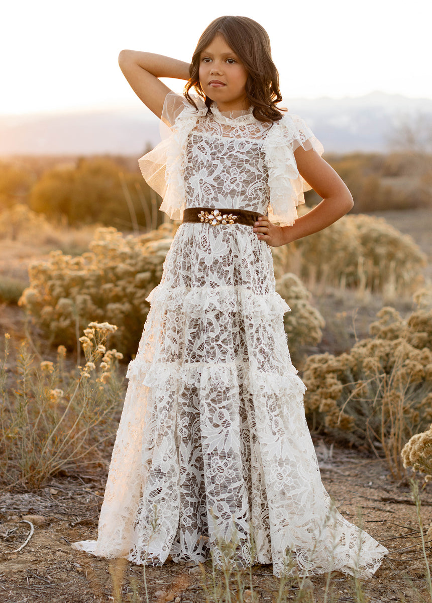 Alethea Impact Dress in Cream-My Prom Time