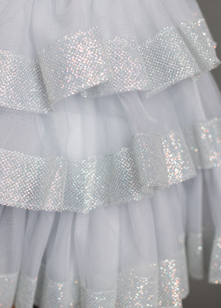 Alda Dress in Blue Smoke-My Prom Time