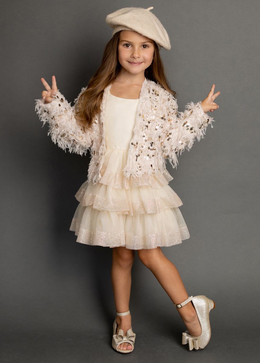 Alda Dress in Cream-My Prom Time