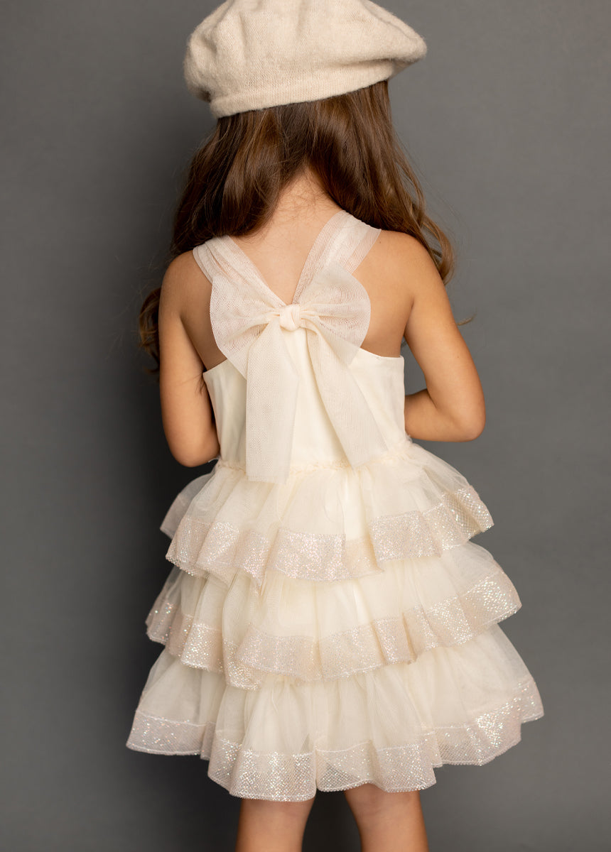 Alda Dress in Cream-My Prom Time