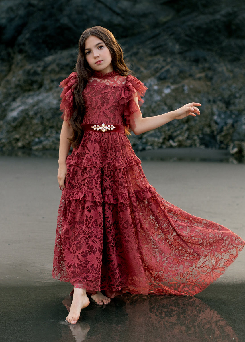 Alethea Impact Dress in Marsala-My Prom Time