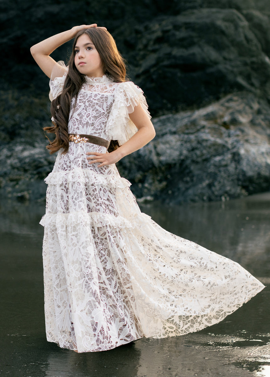 Alethea Impact Dress in Cream-My Prom Time