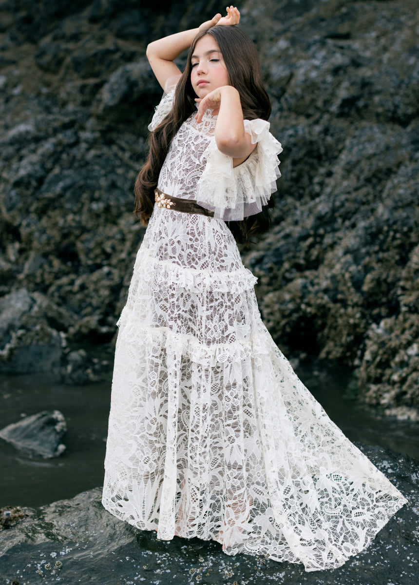 Alethea Impact Dress in Cream-My Prom Time