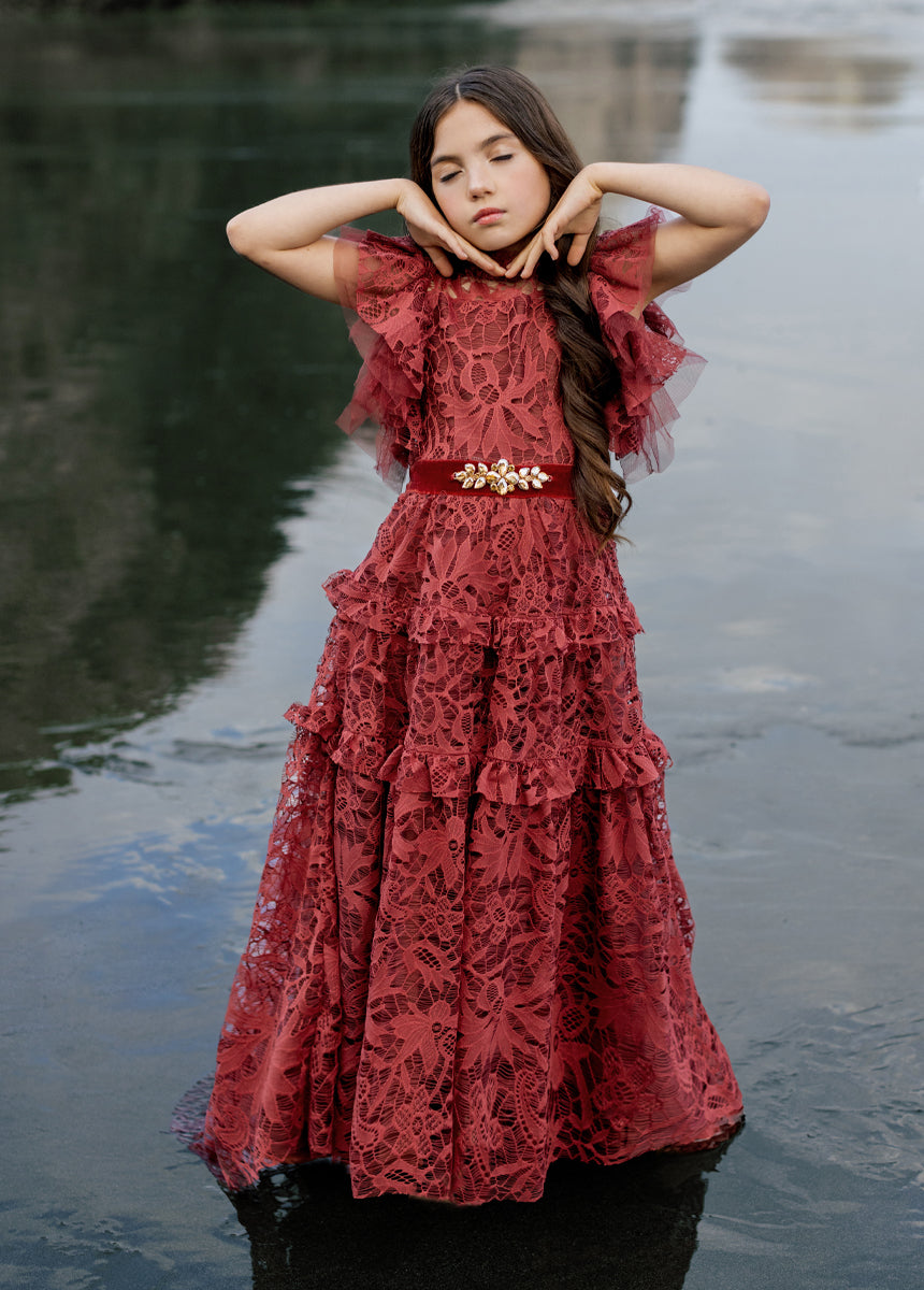 Alethea Impact Dress in Marsala-My Prom Time