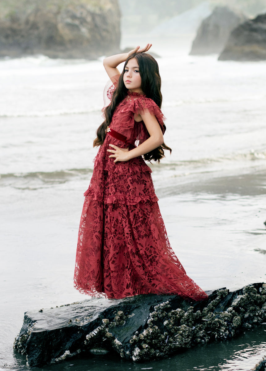Alethea Impact Dress in Marsala-My Prom Time
