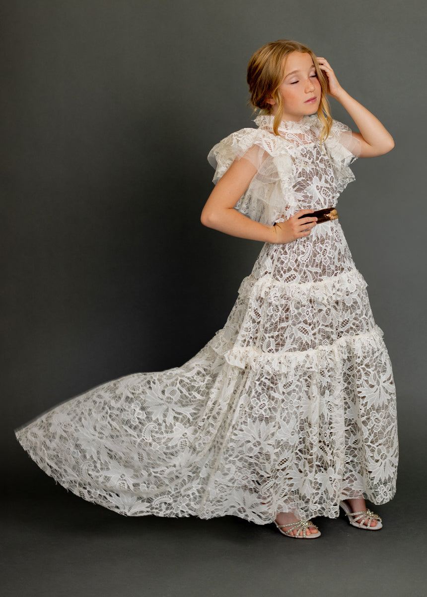 Alethea Impact Dress in Cream-My Prom Time