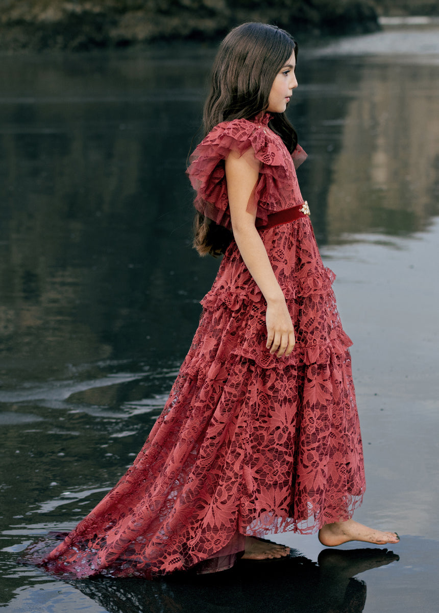 Alethea Impact Dress in Marsala-My Prom Time