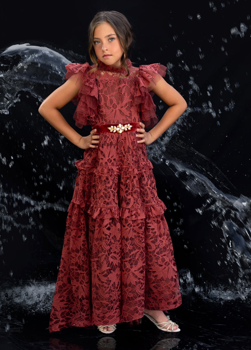 Alethea Impact Dress in Marsala-My Prom Time