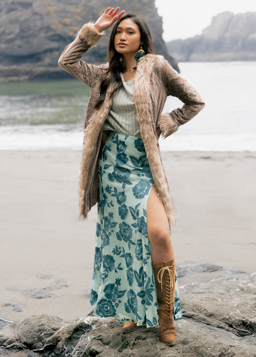 Mackie Jacket in Taupe-My Prom Time