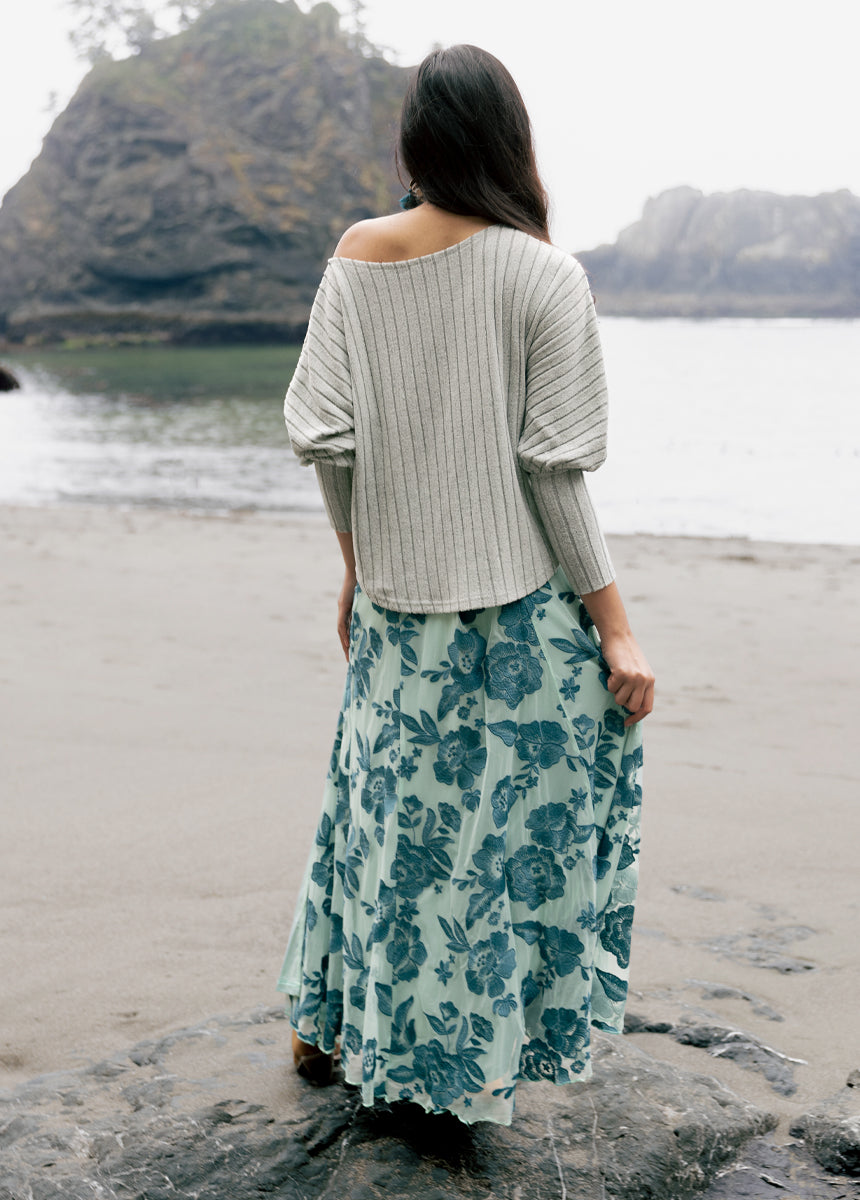 Allurah Skirt in Peacock-My Prom Time