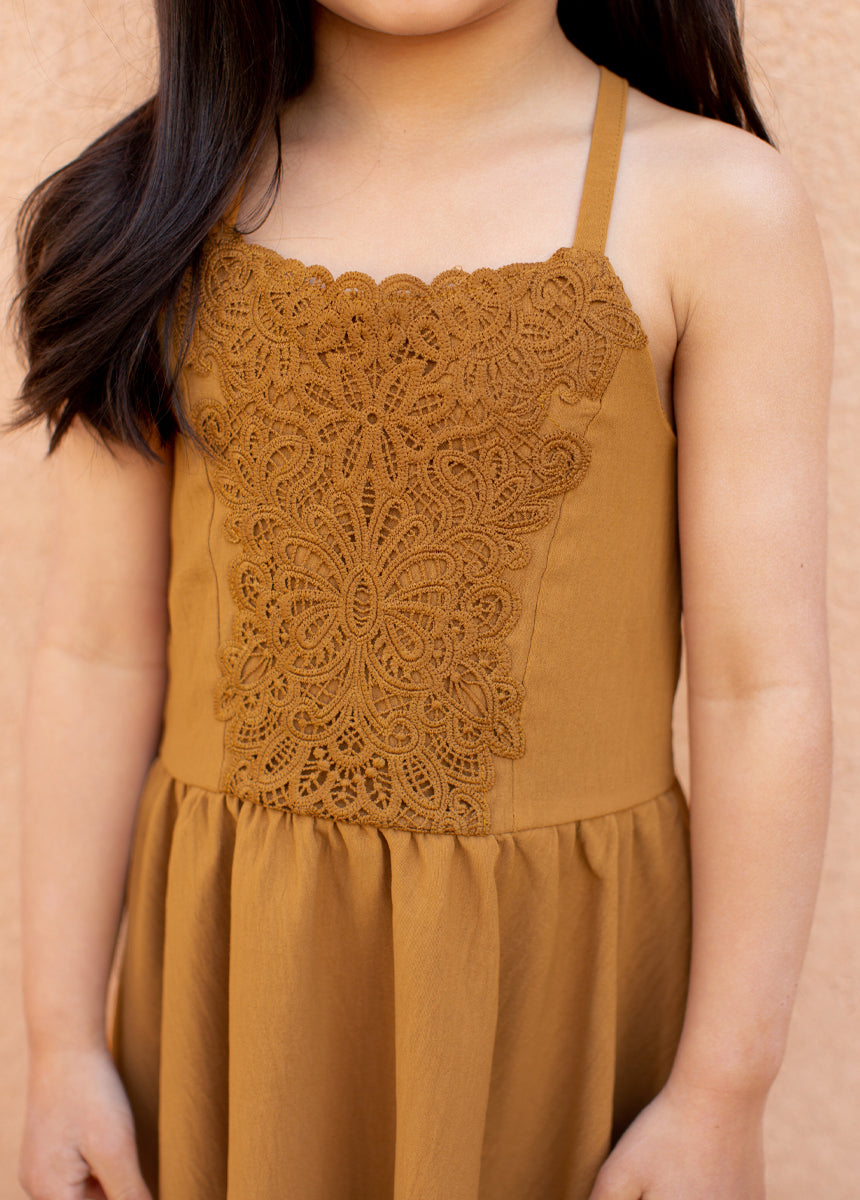 Amala Dress in Cumin-My Prom Time