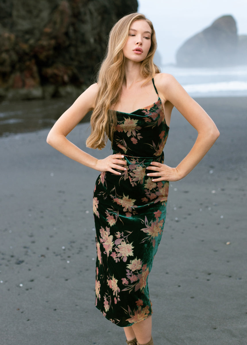 Amanda Dress in Peacock-My Prom Time