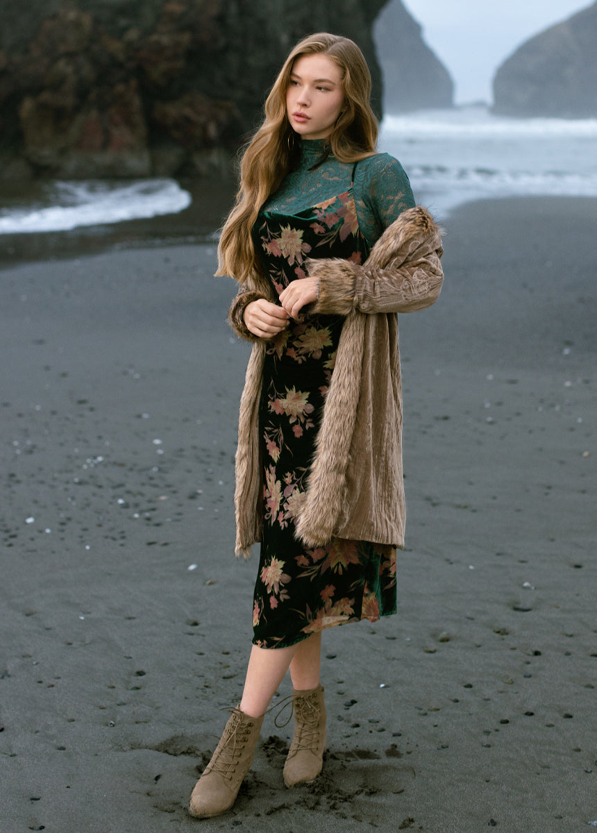 Mackie Jacket in Taupe-My Prom Time