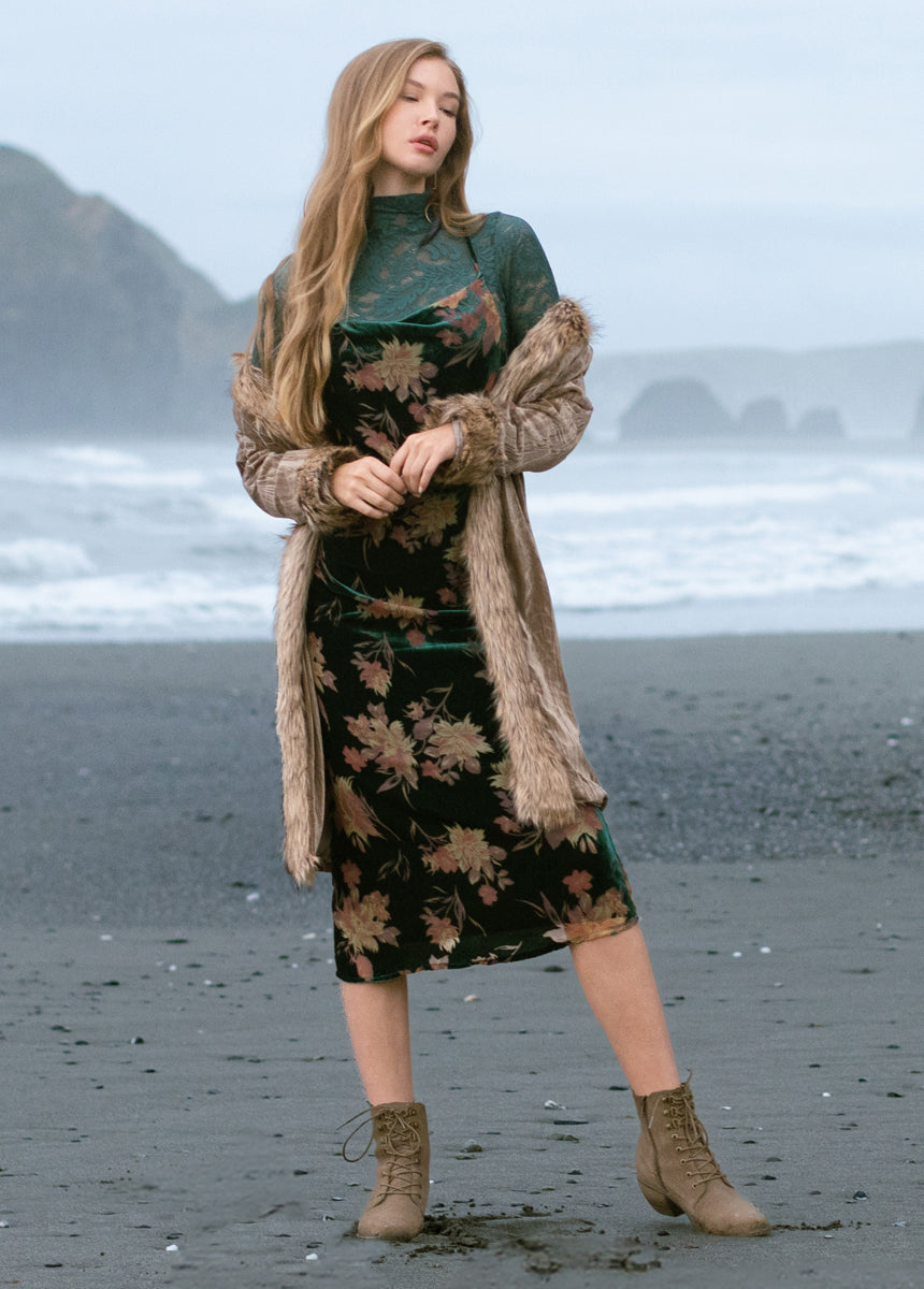 Mackie Jacket in Taupe-My Prom Time