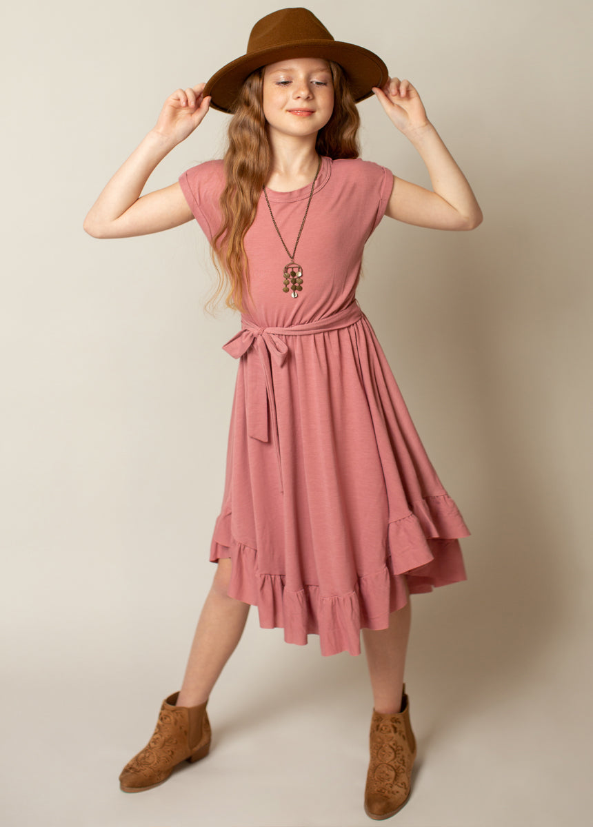 Amoura Dress in Dusty Rose-My Prom Time