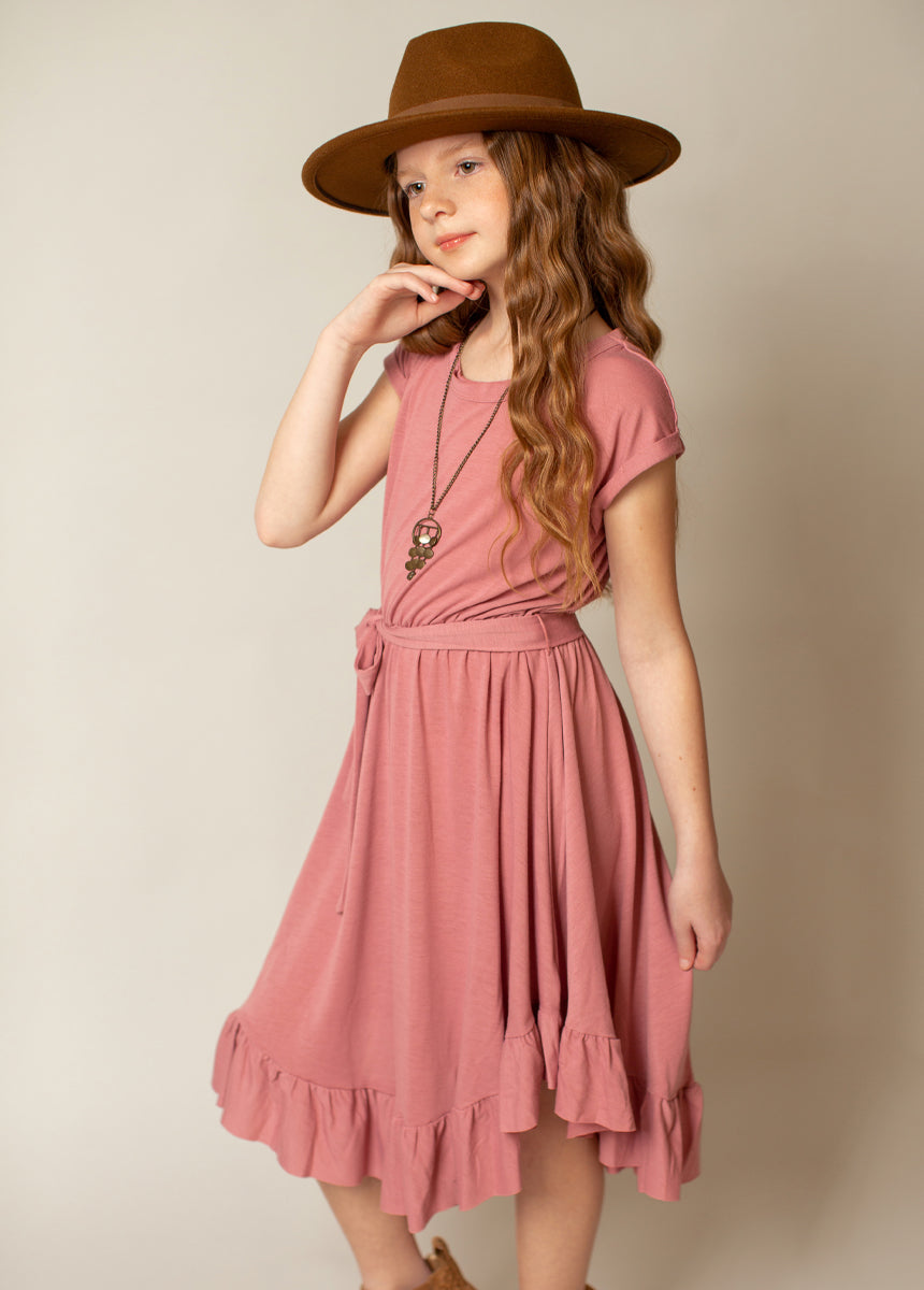 Amoura Dress in Dusty Rose-My Prom Time