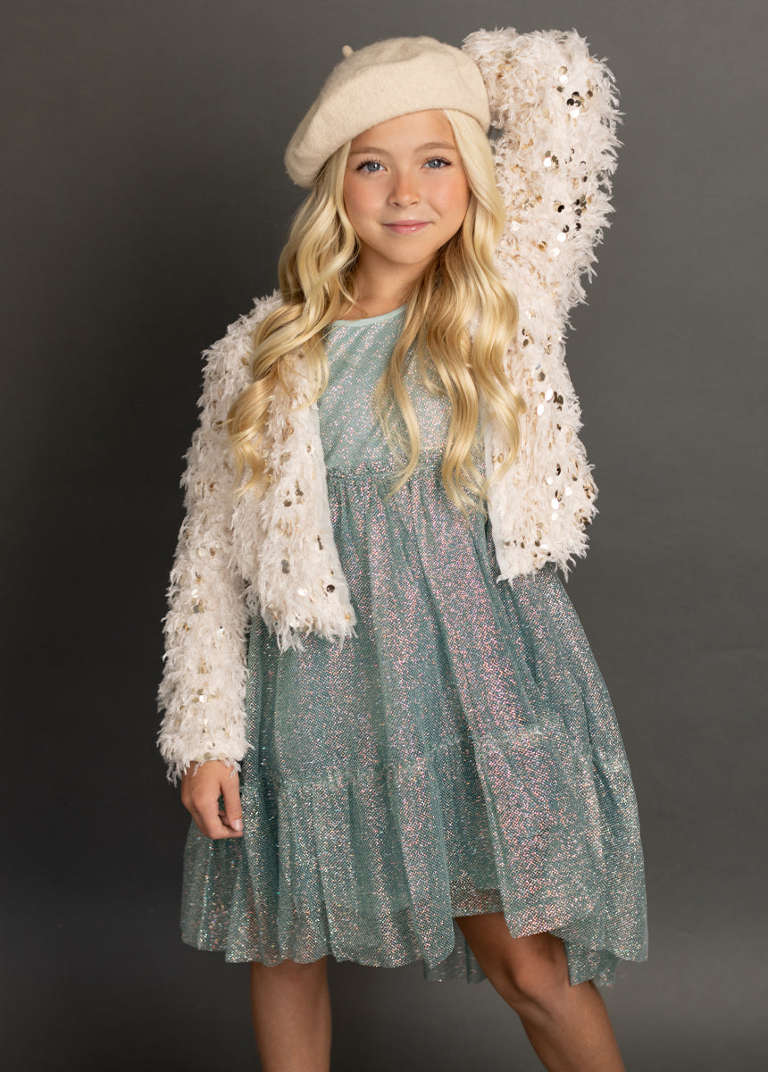 Andra Dress in Smokey Teal-My Prom Time