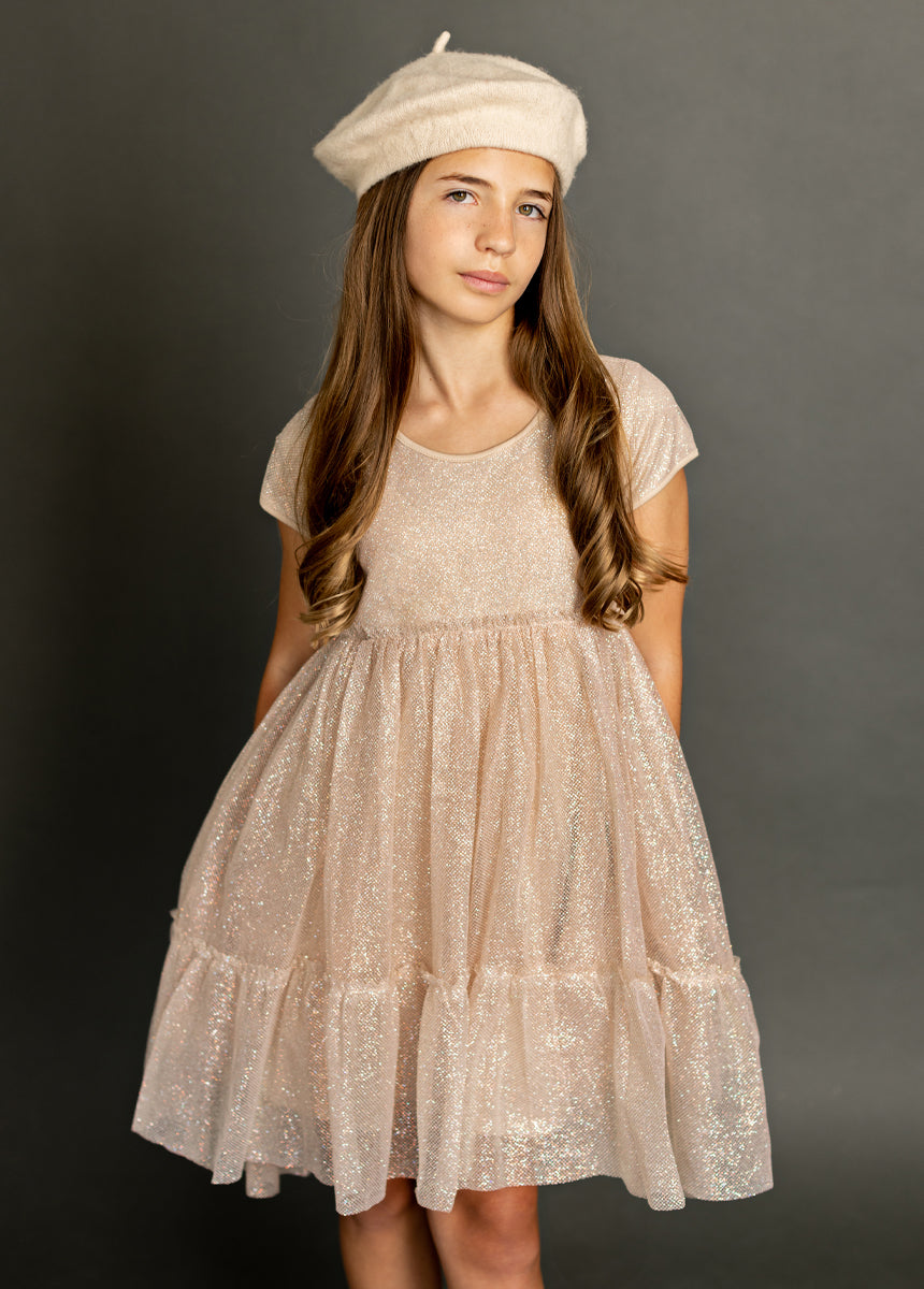 Andra Dress in Champagne-My Prom Time