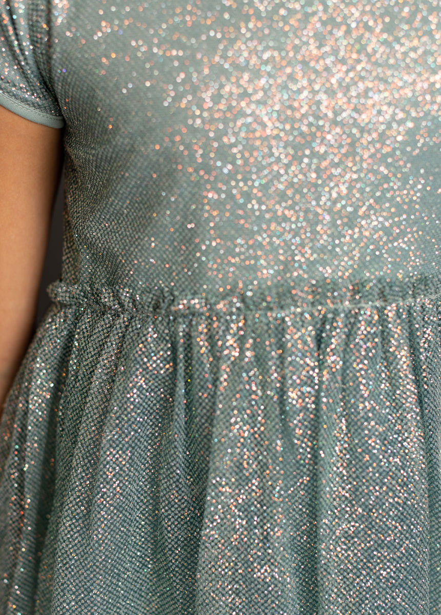 Andra Dress in Smokey Teal-My Prom Time